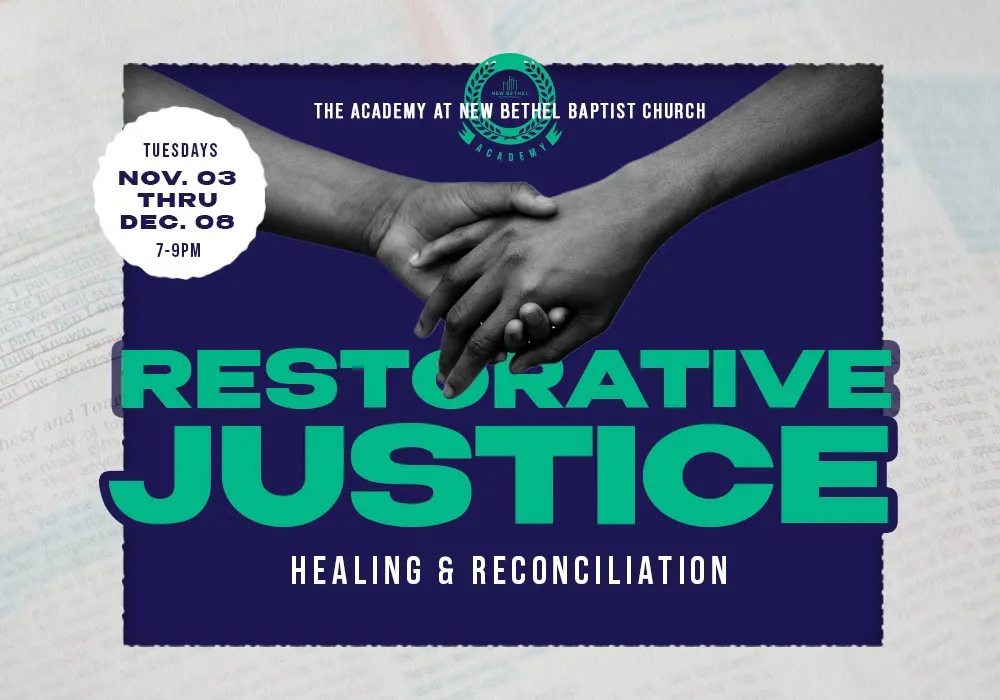 Restorative Justice: Healing & Reconciliation Class