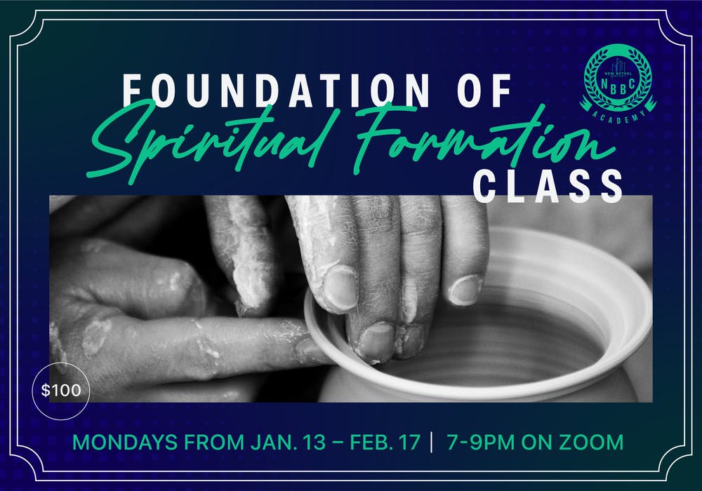 Foundation of Spiritual Formation Class