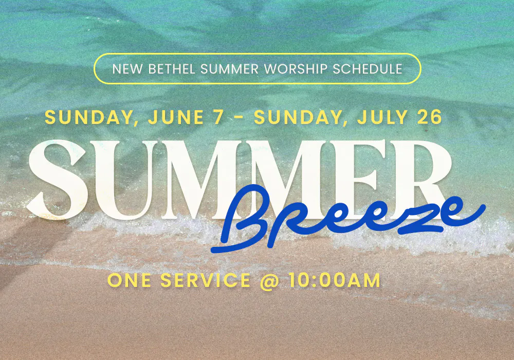Summer Worship Schedule