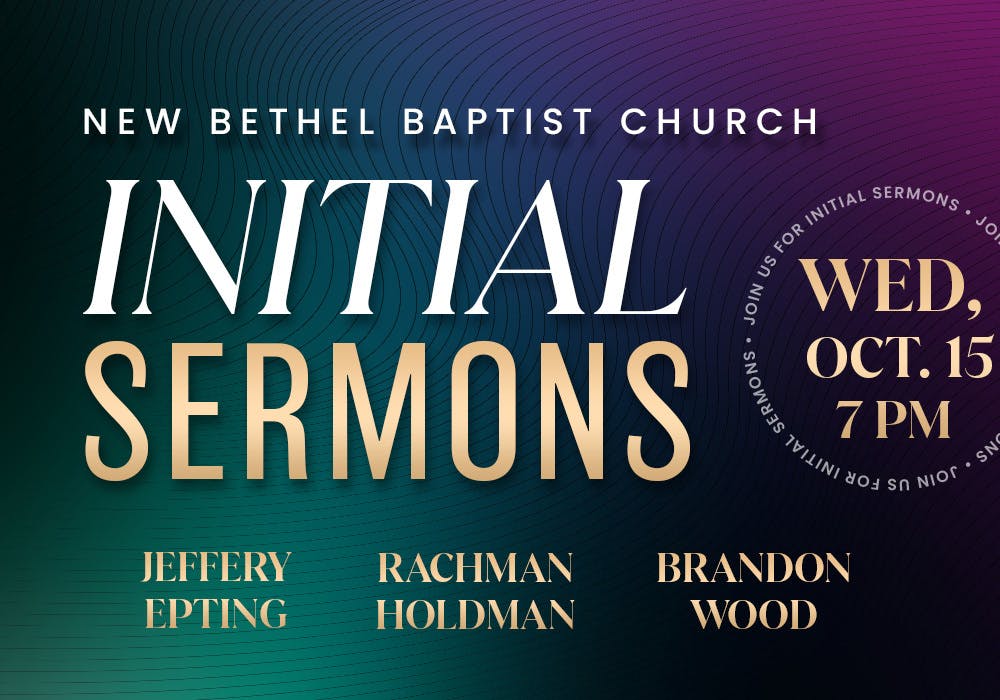 Initial Sermons